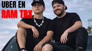Un D&Iacute;A siendo UBER en TRX POLARIZADA y sin PLACAS con WILITO 😱 (Nos toca un viaje al motel) 