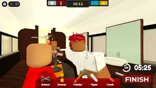 ROBLOX BUT I AM THE WORST BARBER EVER![Roblox barber bus]