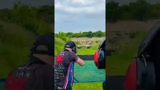 100m offhand steel, 70m swinger. Stagewin💪 #ipscshooting #hecklerandkoch #ipsc