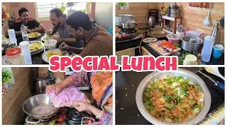 Special Lunch Preparation for Guests. Indian Mom's Daily routine. 