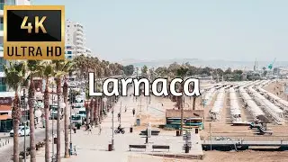 🇨🇾 LARNACA, CYPRUS [4K] Drone Tour - Best Drone Compilation - Trips On Couch