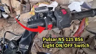 Bajaj NS 125 Light Switch & LED Connection process