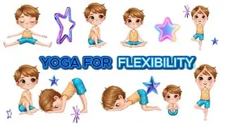 Relaxing Yoga for Kids | Easy Flexibility Exercises (Lying Down)