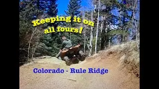 Colorado OHV Trail #717  / Rule Ridge  / Divide Colorado