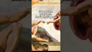 The Forbidden Gap in Michelangelo&rsquo;s Masterpiece | #history #art #shorts