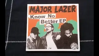 Major Lazer : Know No Better Ep - CD Unboxing