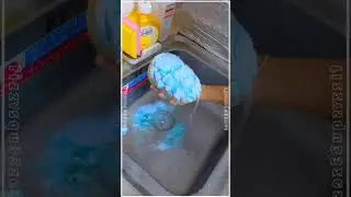 Bath sponge squeezes | + fake rinses + real rinse | FULL VIDEO 🫧