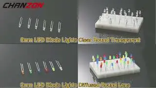 Diffused 5mm Led Diode Kit White Red Green Blue Yellow Orange 2V 3V