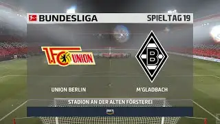 1. FC Union Berlin : Borussia Mönchengladbach 19. Spieltag ⚽ FIFA 21 Bundesliga 🏆 Gameplay Deutsch
