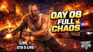 &ldquo;DAY 08 🔥 GTA 5 LIVE | 60 Days Monetization Challenge &ndash; Trevor Full Action 😈&rdquo; | #shorts