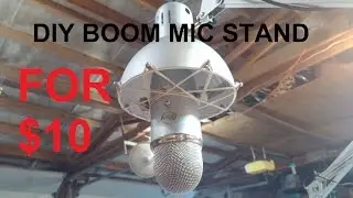 $10 DIY Boom mic stand.