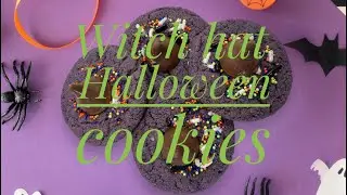 Witch Hat Halloween Cookies
