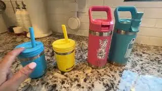 YETI Rambler Jr  12 oz Kids Bottle Vs Elk and Friends Stainless Steel Cups