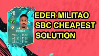 FIFA 20 PREMIUM FLASHBACK EDER MILITAO SBC CHEAPEST SOLUTION | FIFA 20 SBC CHEAP | FIFA 20 ULTIMATE