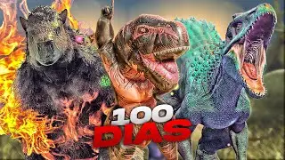 ¡PASÉ 100 DÍAS EN EL MAPA MÁS HELADO DE ARK Y NO CREERAS LO QUE PASÓ!