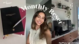MONTHLY RESET VLOG: Planning, New Workouts, What I read!