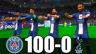 FIFA 23 | RONALDO, MESSI, MBAPPE, NEYMAR, ALL STARS | PSG 100 - 0 SPURS | UCL FINAL
