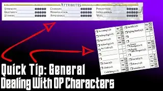 RPG Blender Quick Tip - Dealing with OP Characters #Shorts
