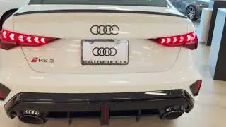 This Audi RS 3 delivers aggressive styling, thrilling power, and precision engineering.