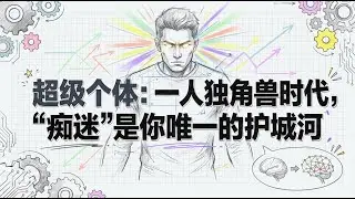 一人独角兽时代 | 痴迷是你唯一的护城河 | 超级个体崛起