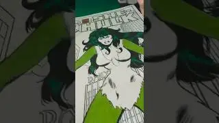 She Hulk #coloringbook #stressrelief #tattoo #drawing #shehulk  #marvel #green #red