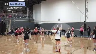 Lexi Rudner Club Volleyball Highlights • 2029 Setter • Rise 15-1 vs KSN 16-6 • 12.14.25 (Match 3)
