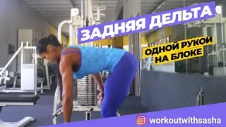 Задняя дельта на нижнем блоке REAR #DELTS on a cable machine #тренировка #workout #плечи