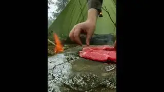 Cooking in the Wild: Delicious Outdoor Recipes #shorts #1