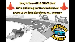 Gale Force Raceway, HO scale race track- status update