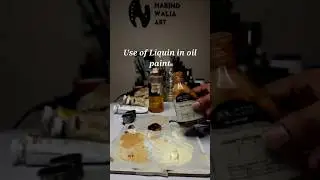 How to use Liquin in Oil paint #liquin #oilpaintings #oilpaint #tutorial #tipsandtricks