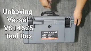 Unboxing Vessel VST4625 Hard Case Tool Box for Tools Equipment Organizer Protect Lazada Shopee ASMR