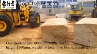 Sell / supply block handler MGM970 -- VS VOLVO L180G, KOMATSU WA480-6, CAT 972H