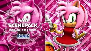 Amy Rose (Sonic The Hedgehog 2006) || Clips For Edits || [4K/60FPS]