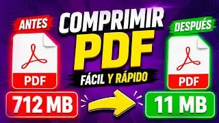 Como COMPRIMIR PDF GRATIS facil y rápido método 2026