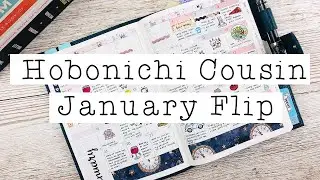 Hobonichi Cousin January Flip Through