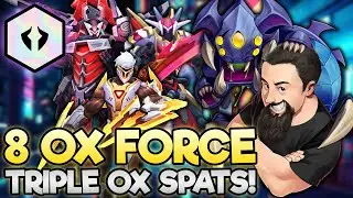 8 Ox Force - It's Raining Ox Force Spats!! | TFT Monsters Attack | Teamfight Tactics