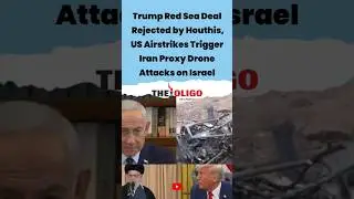 #trump Red Sea Deal Rejected by Houthis, US Airstrikes Trigger #iran Proxy Drone Attacks on #israel