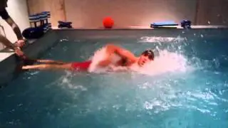 Nico Blandi entrenando