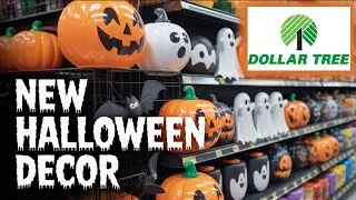NEW HALLOWEEN 🎃 Dollar Tree Decor 2025 Store Walkthrough 4K