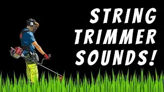 Electric String Trimmer Sounds - Quick 1 Hour For Sleeping, Studying, Or Relaxing!