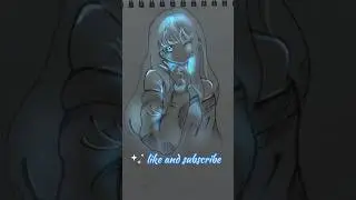 anime glow art effect 🤭#glow art #anime artist #anime shorts#trending #anime The Creative Art Girl