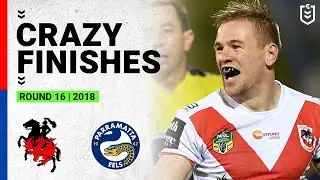 NRL Highlights | Crazy NRL Finishes: St George Illawarra Dragons v Parramatta Eels | Round 16, 2018