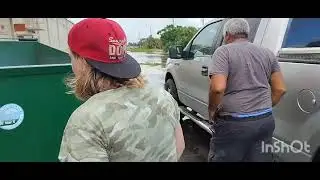 Family scrapping and dumpster diving 