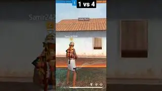 1vs4 🔥🤯 Best Clutch Against NG Squad !! 🔥😱 #shorts #freefire #ytshorts