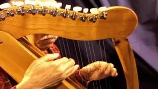 In the Garden (Hymn) on lap harp, performed by John Kovac, harper, harp maker
