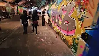 London Leake Street Tunnel Walkthrough, March 26th 2023 (Graffiti/Street Art)