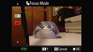 Sony ZV-1F: Setting up Manual Focus