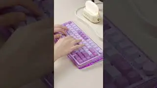 KiiBOOM Breeze 75 Purple  #kiiboom #keyboard #mechanicalkeyboard #customkeyboard #asmr#typing