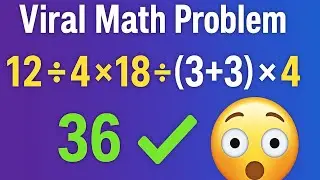 Viral Math Problem That Confusing Everyone 😵 | Can You Solve This? 
