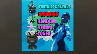 How to make RANDOM moving storm zones in fortnite creative! Simple & brief!